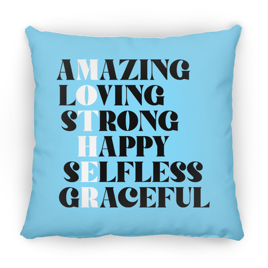 Amazing Mother Large Square Pillow