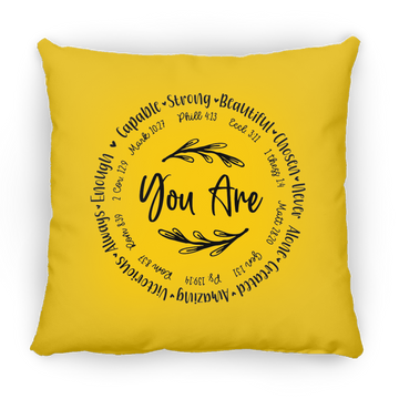 You Are II Large Square Pillow