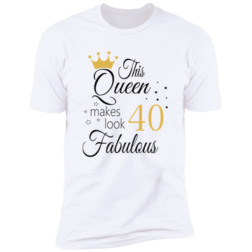 Queen 40 Premium Unisex Tee