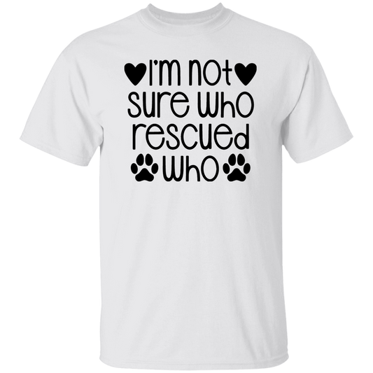 Who Rescued Who Unisex Tee