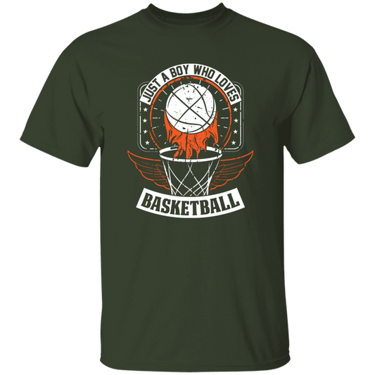 Loves Basketball Youth Unisex Tee