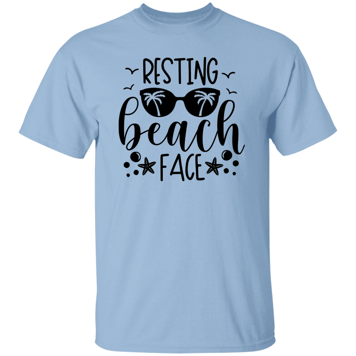 Resting Beach Face Unisex Tee