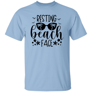 Resting Beach Face Unisex Tee