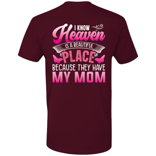 Memory Heaven Has My Mom Premium Unisex Tee