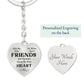 Friends - Close to your Heart - Graphic Heart Keychain