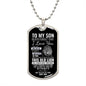 Son Dad - This Old Lion Dog Tag