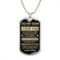 Son Mom Do Your Best Dog Tag