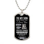 Son Mom Old Lioness Dog Tag