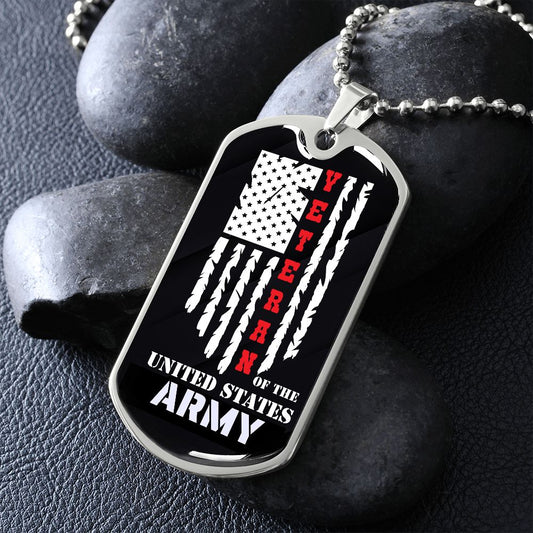 Veteran US Army Dog Tag