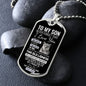 Son Mom Old Lioness Dog Tag