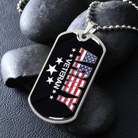 Army Veteran Dog Tag Military