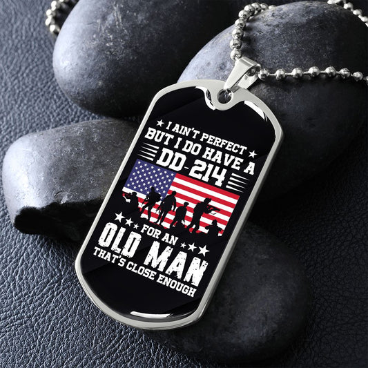 DD 214 Dog Tag - Military