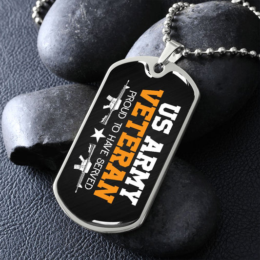 Proud To Have Served Dog Tag