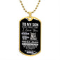 Son Mom Old Lioness Dog Tag