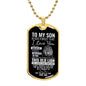 Son Dad - This Old Lion Dog Tag