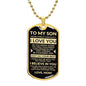 Son Mom Do Your Best Dog Tag