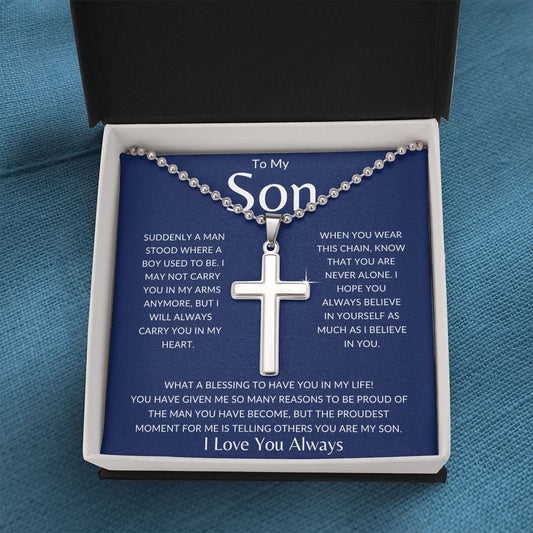 Son - Believe In Yourself - Cross w/ball chain