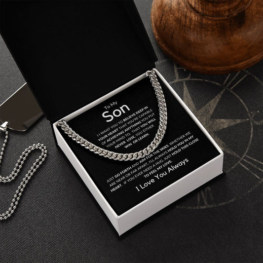 Son - Aim For The Skies - Cuban Link Chain