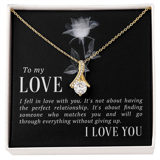 My Love Valentine - Perfect Relationship - Alluring Beauty Necklace