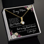 Mom - Best Mother - Alluring Beauty Necklace