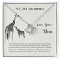 Daughter - Wonderful Person - Love Knot Necklace