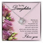 Daughter - Proud Of You - Love Knot Necklace