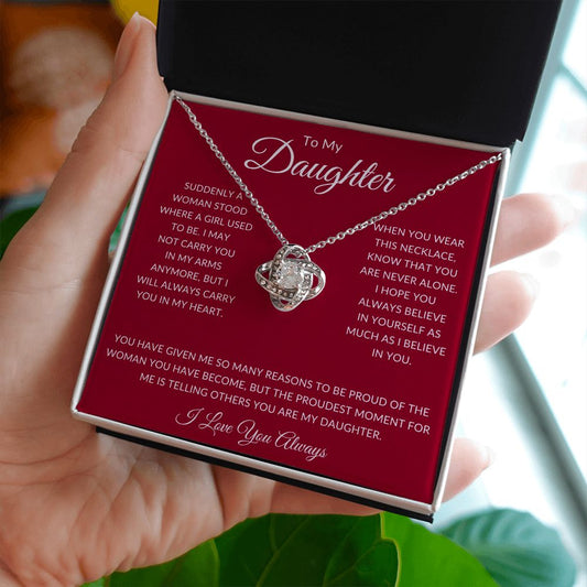 Daughter - Never Alone - Necklace