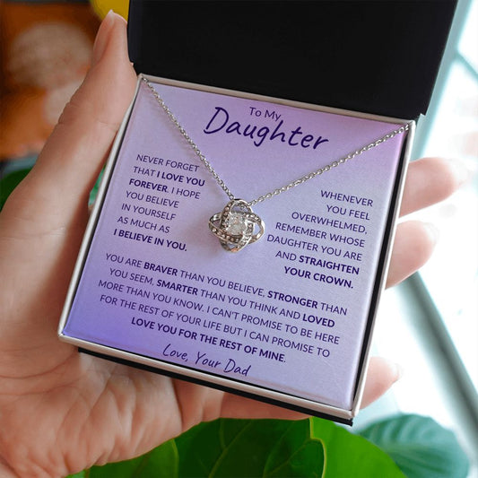 Daughter - Never Forget - Necklace
