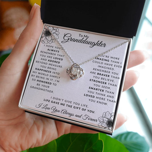 Granddaughter - Always Remember - Necklace