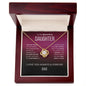 Daughter - Very Proud - Love Knot Necklace