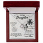 Daughter - Always Remember - Love Knot Necklace