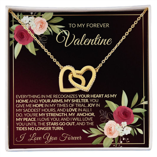 Valentine - My Shelter - Interlocking Hearts Necklace