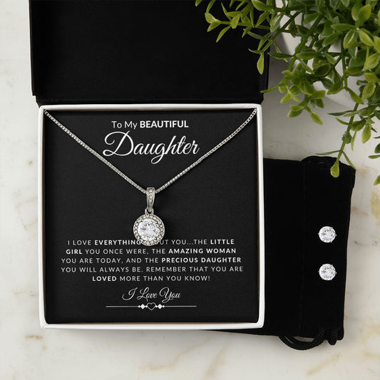 Daughter - Precious - Necklace + Earrings