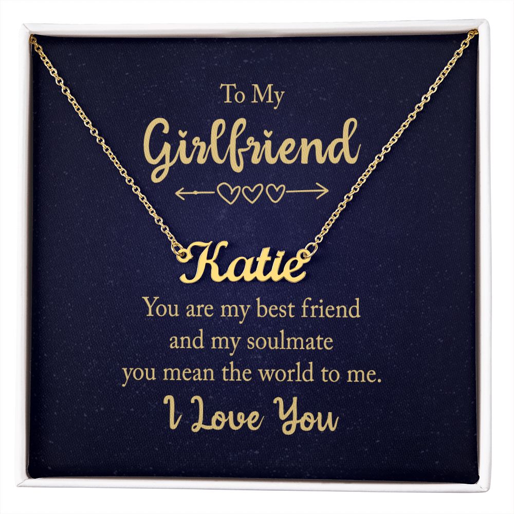 Girlfriend - Personalized Name Necklace