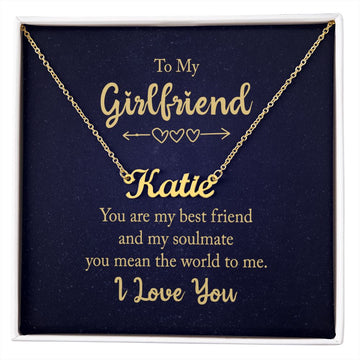 Girlfriend - Personalized Name Necklace