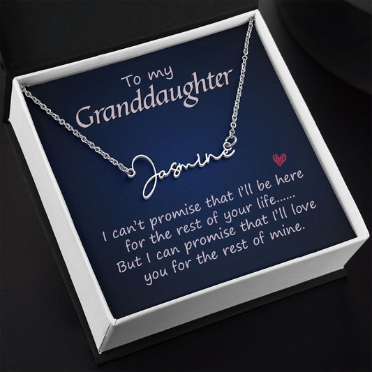 Granddaughter - Signature Style Name Necklace
