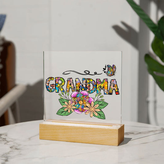 Grandma - LED Acrylic Plaque