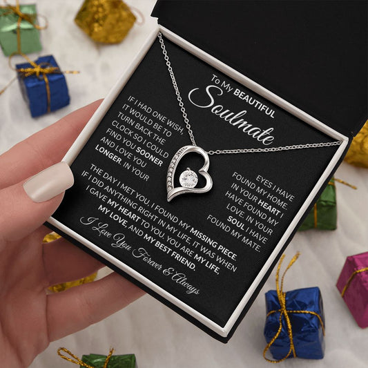 Soulmate - Missing Piece - Forever Love Necklace