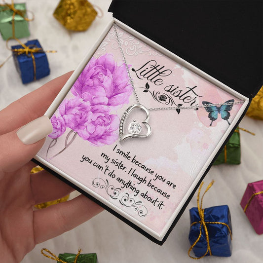 Little Sister - I Smile - Forever Love Necklace