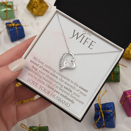 Wife - Love you Endlessly - Forever Love Necklace