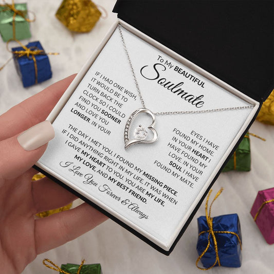 Soulmate - Missing Piece - Forever Love Necklace