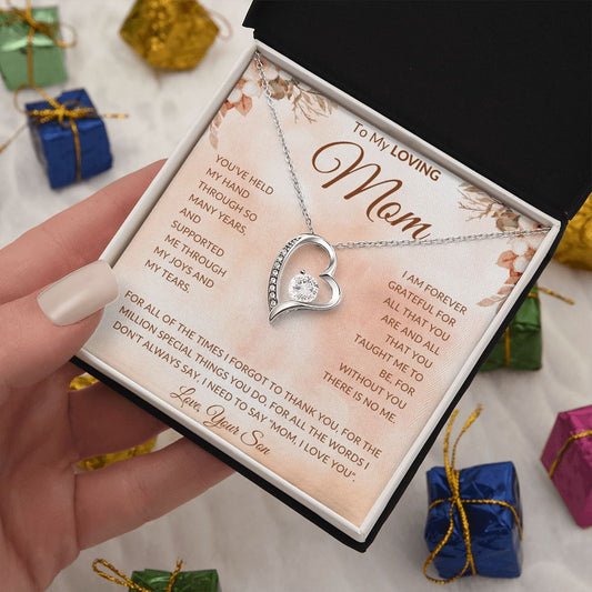 Mom - Forever Grateful - Necklace
