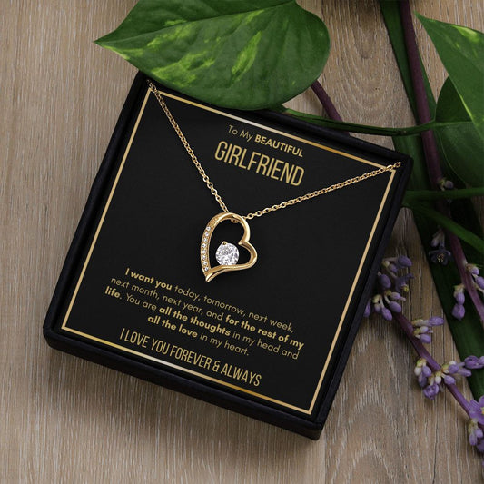 Girlfriend - I Want You - Forever Love Necklace