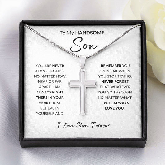 Son - Never Alone - Cross Chain Necklace