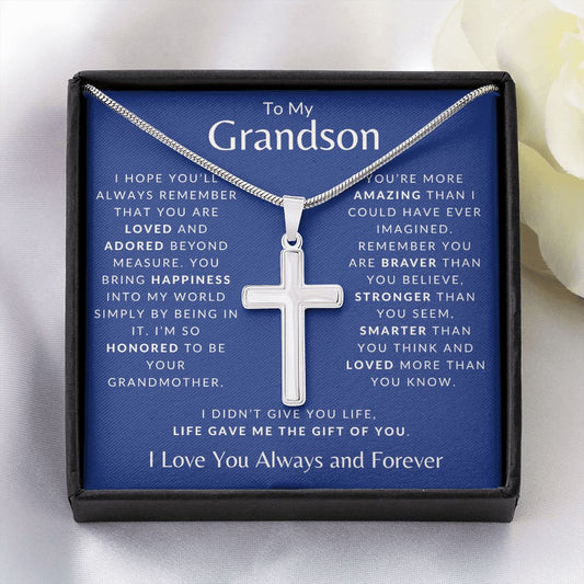 Grandson - Honored - Cross