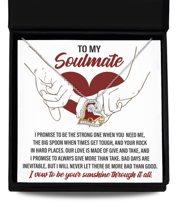 Soulmate-I Promise 2-Love Dancing Necklace