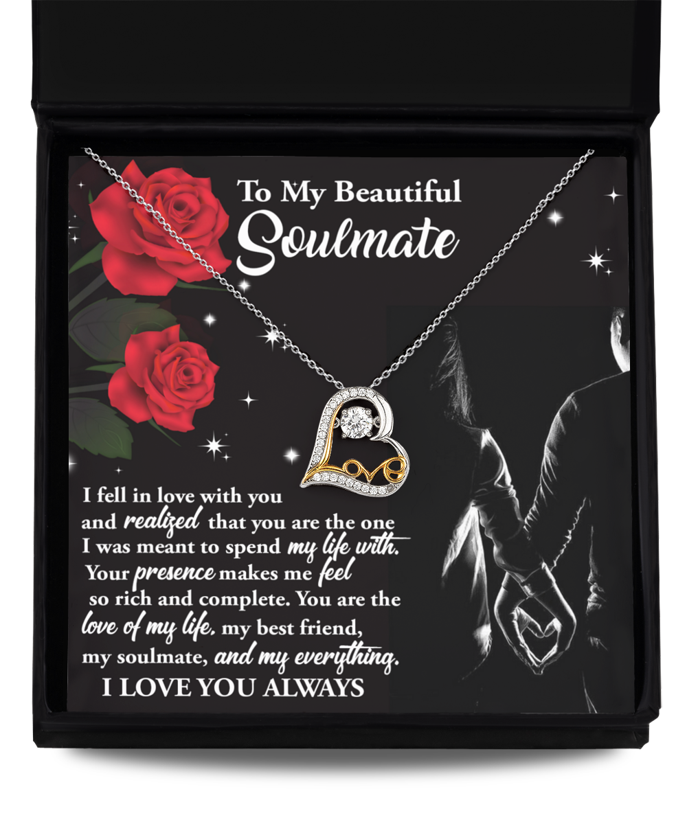 Soulmate-Spend My Life-Love Dancing Necklace
