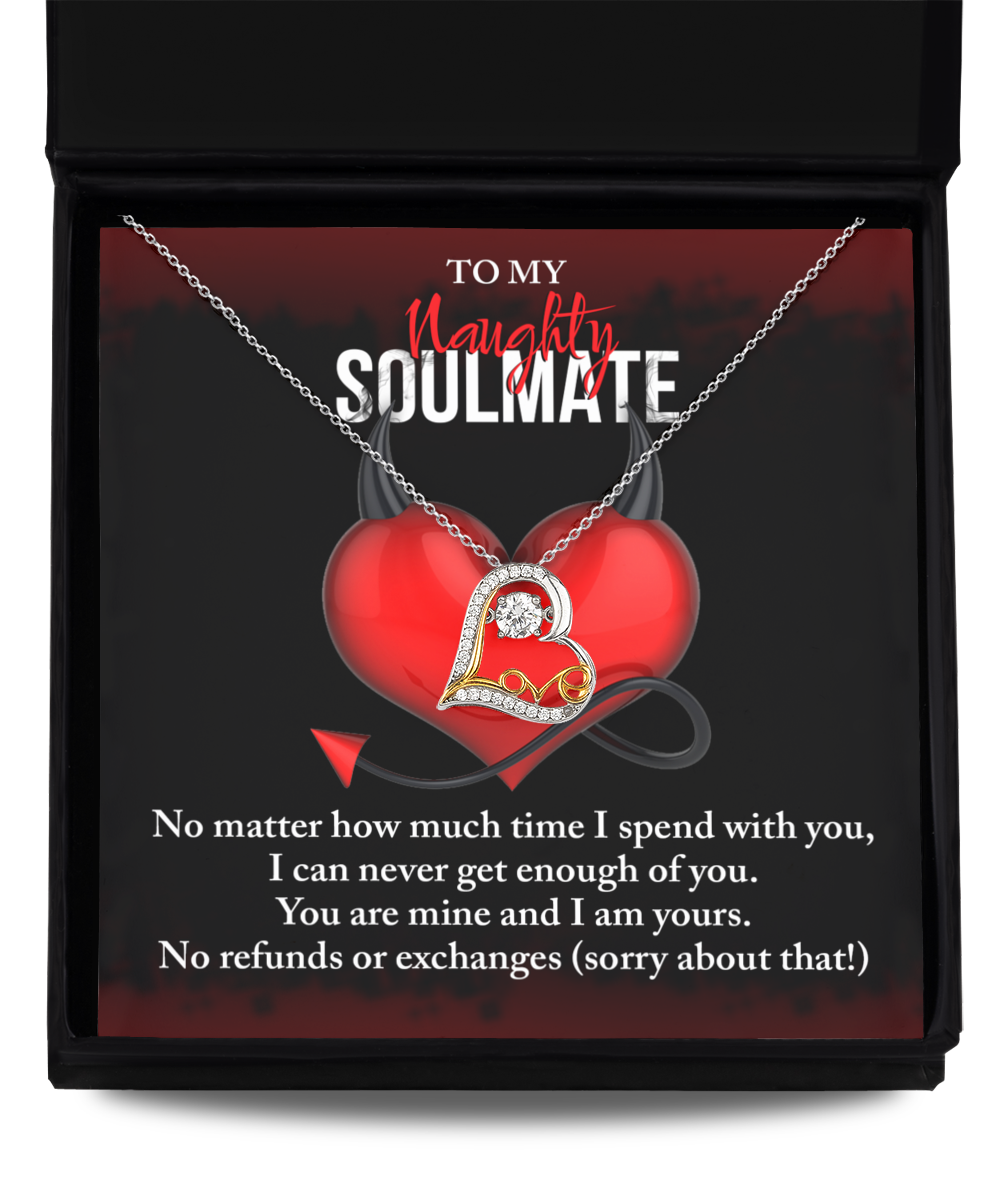 Soulmate-No Refunds-Love Dancing Necklace