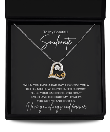 Soulmate-I Got Us-Love Dancing Necklace