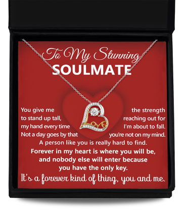 Soulmate-In My Heart-Love Dancing Necklace